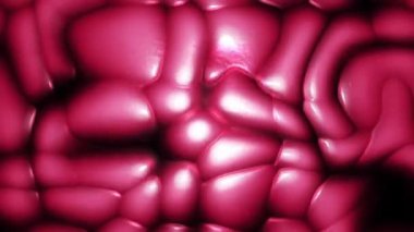 Soyut Kirli Et Örnekleri Dokuları Kusursuz Döngüsüz Döngüleme / 4k Soyut bir arka plan karışımının Bağırsak şekilli, pürüzsüz döngü
