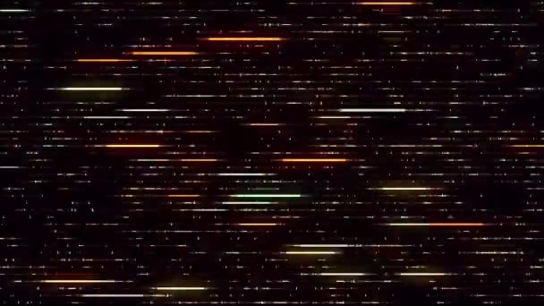 Linhas de brilho horizontais abstratas Velocidade Fx loop de fundo — Vídeo de Stock