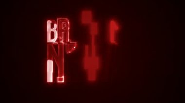 Son Dakika Siber Teknoloji Arkaplan Animasyonu