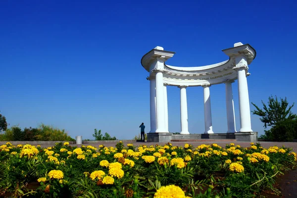 Parktaki güzel beyaz oyuk