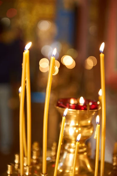 Candles in the Orthodox Church.