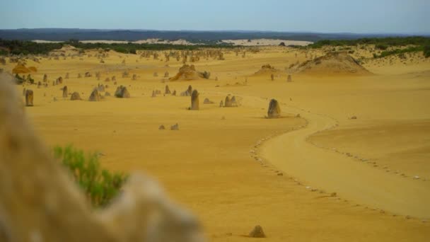 Pináculos Desierto Amanecer en Australia Perth — Vídeos de Stock