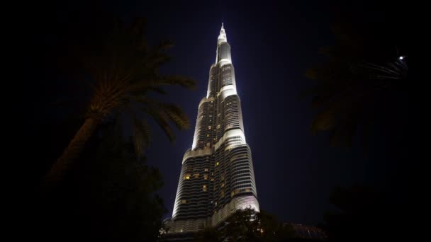 Dubai vackra byggnader i Förenade Arabemiraten — Stockvideo