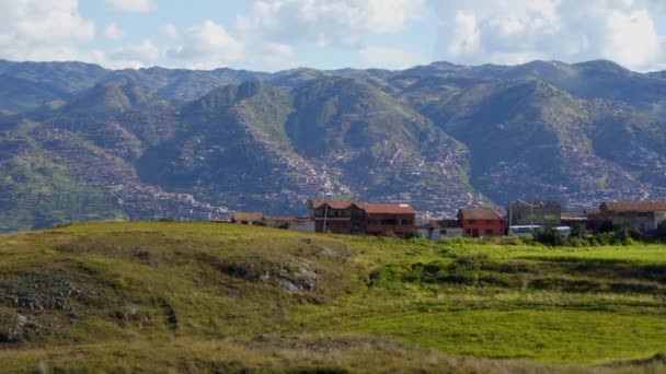 Cuzco Gebiet am Rande der Natur und Landschaften — Stockvideo
