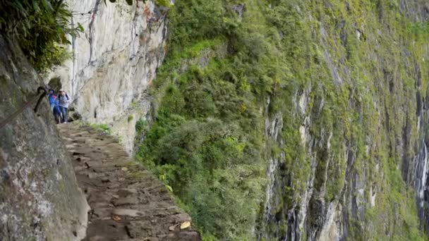 Machu Pichu ve getting there macera — Stok video