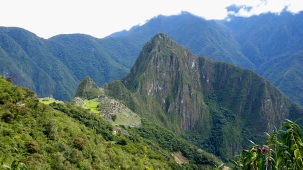 Machu pichu und das Abenteuer dorthin — Stockvideo