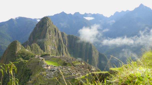 Machu Pichu en het avontuur bereikbaarheid — Stockvideo