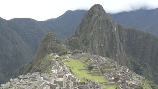 Machu Pichu en het avontuur bereikbaarheid — Stockvideo