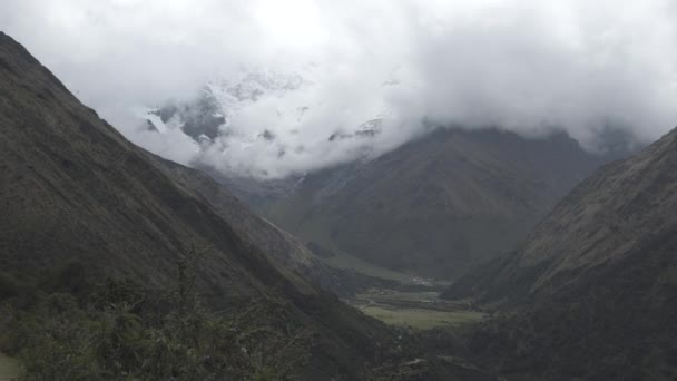 Salkantay, походи в гори — стокове відео