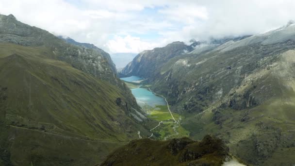 Santa Cruz Trekking Huaraz berg — Stockvideo