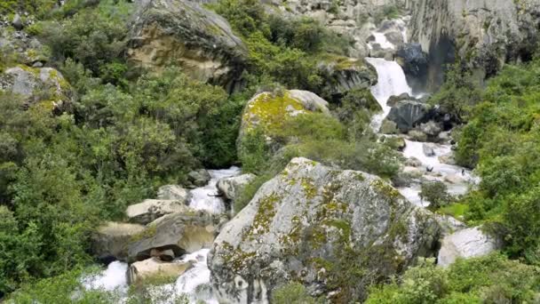 Santa Cruz Trekking Montañas Huaraz — Vídeo de stock