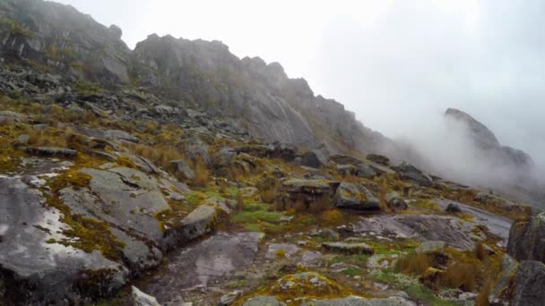 Santa Cruz Trekking góry Huaraz — Wideo stockowe