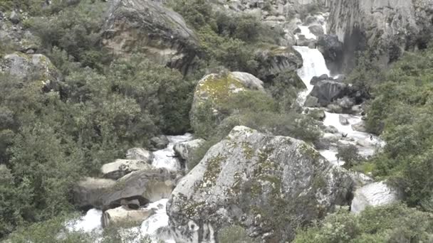 Santa Cruz Trekking Huaraz Berge — Stockvideo