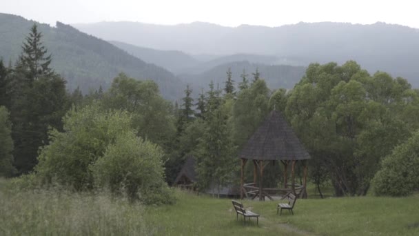 Resa av Transilvania natur och landskap — Stockvideo