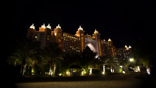 迪拜美丽的建筑在阿拉伯联合酋长国 — 图库视频影像
