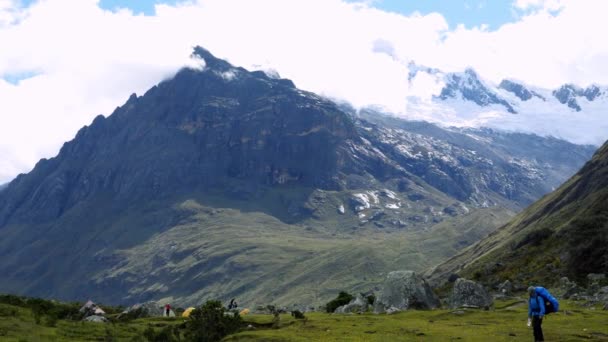 Santa Cruz Trekking Montagne Huaraz — Video Stock