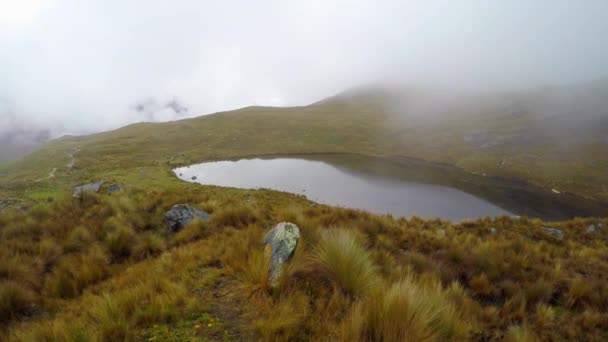 Santa Cruz Trekking Huaraz Mountains – stockvideo