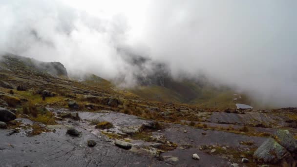 圣克鲁斯徒步瓦拉斯山脉 — 图库视频影像