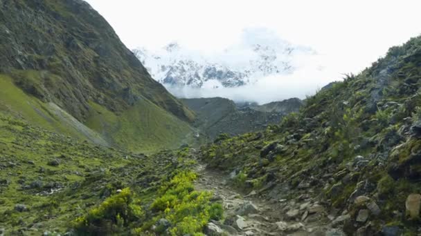 Salkantay, походи в гори — стокове відео