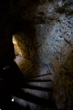 Meteora güzel Stone şekillere ve onlara Manastırı ile Dağları