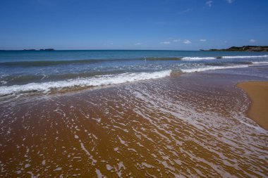 , Kefalonia Adası Yunanistan 'da XI Plajı