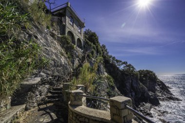 Monterosso, Cinque Terre, Italya yaz manzarası