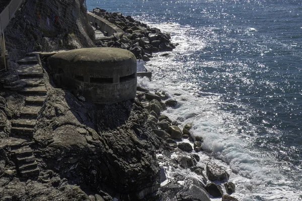 Zomer uitzicht op Monterosso, Cinque Terre, Italië — Stockfoto