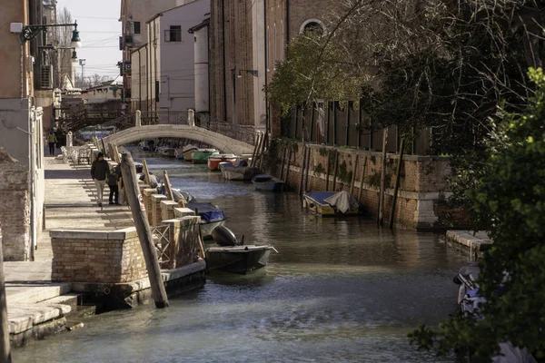 Pont à Riva San Biasio à Venise près de l'Arsenal vénitien — Photo