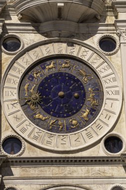 St Marks Clocktower Venedik astronomik saat