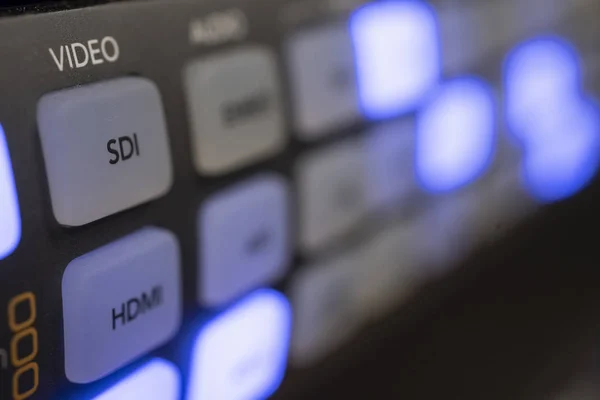 Close up Video signal scaler from Blackmagic Teranex — Stock Photo, Image