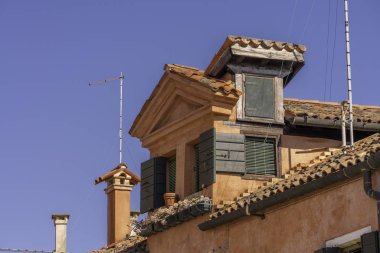 Venedik, Italya, sokak kanalları ve tipical binalar