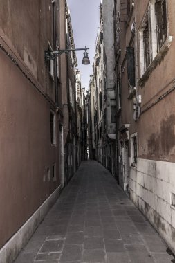 Venedik, Italya, sokak kanalları ve tipical binalar