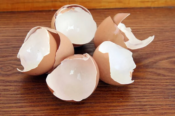 Huevos Rotos Conchas Huevo Agrietadas —  Fotos de Stock