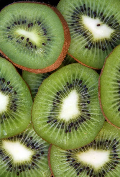 Fresh kiwi fruit. Fresh kiwi fruit salad.