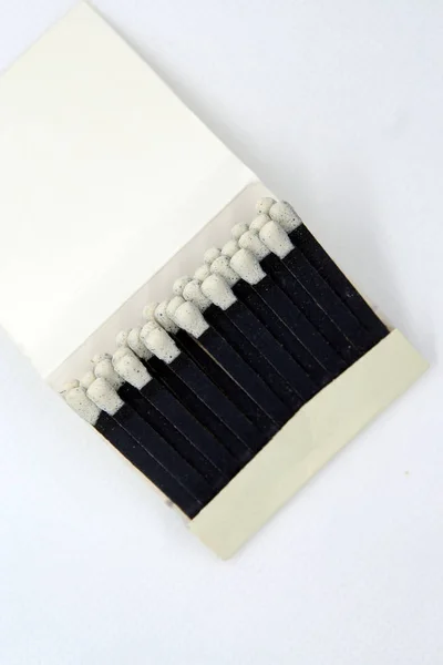 Små Pappers Kartong Tänd Stickor Papper Matchar — Stockfoto