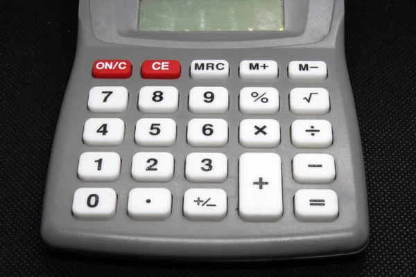 Calculator Tool Financial Data Calculator Financial Report — Stock Photo, Image