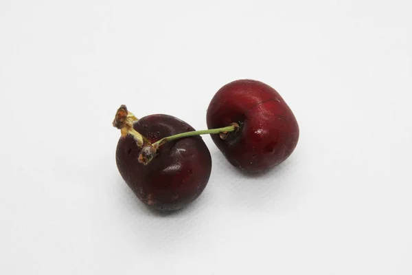 Cold Cherries Cherries Fridge Domestic Cherry — Stock Photo, Image