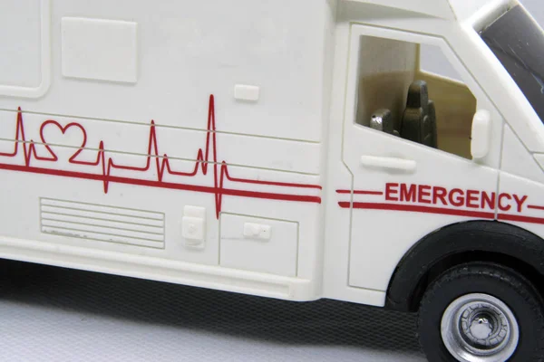 Ambulance car. Ambulance vehicle. Ambulance car toy.