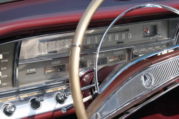 Serbia Belgrade September 2019 Old Timer Car Display Hours Elegance — Stock Photo, Image