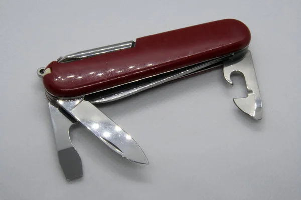 Petit Couteau Compact Couteau Compact Armée Couteau Outils Pratique — Photo