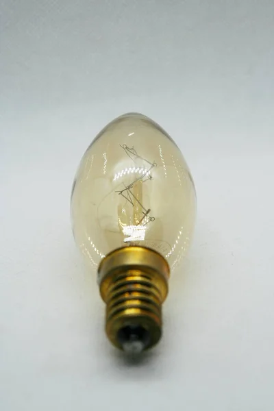 Glühbirne Rustikalen Stil Vintage Glühbirne — Stockfoto