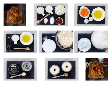 Adım adım krem peynirli güveç yapma kolajı (Cottage Cheese güveç))