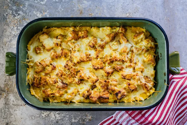 Polenta with butternut squash — Stock Photo, Image