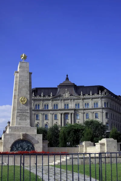 Monument över det ryska monumentet i Budapest — Stockfoto