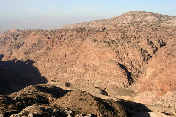 Canyon nella riserva di Dana, Giordania — Foto Stock