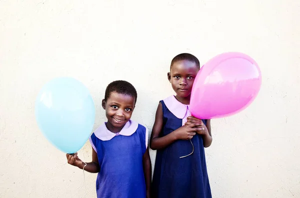 Due Dolci Ragazze Uganda — Foto Stock