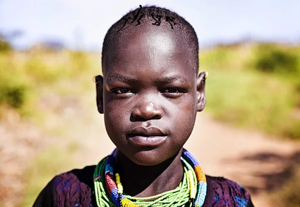 Nakipelemoru Manyatta Karamojong Região Uganda — Fotografia de Stock