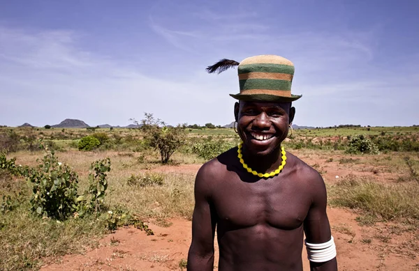 Nakipelemoru Región Manyatta Karamojong Uganda — Foto de Stock