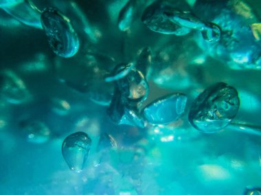 sıvı hava kabarcıkları arka plan