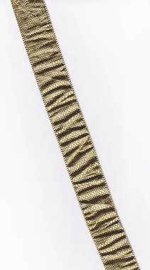Şerit altın renkli arka plan birimi izole